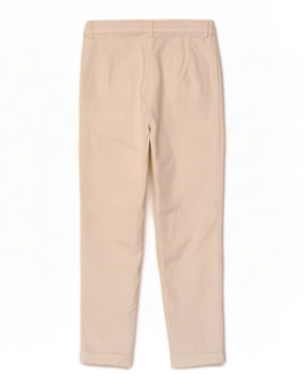 Crew Clothing Dame lige Chino-bukser UK 10 Small W26 L28 White