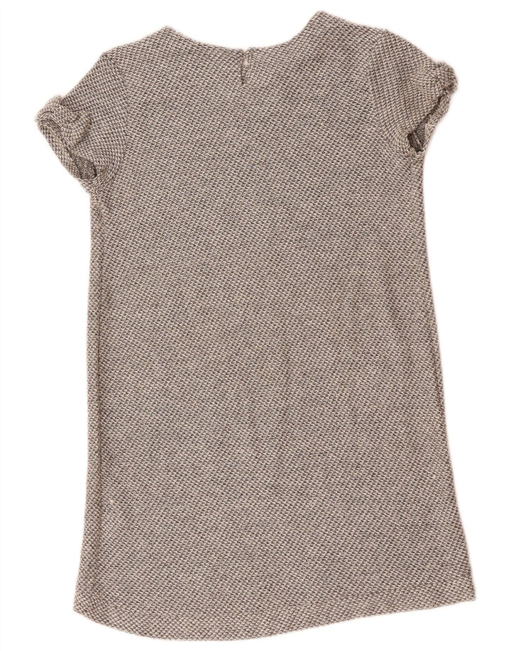 Zara Girls Shift Dress 11-12 år Grå Flecked Viscose