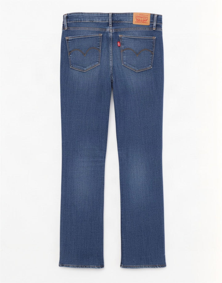 Levi's Dame 715 Bootcut Jeans W29 L32 Blå Bomuld