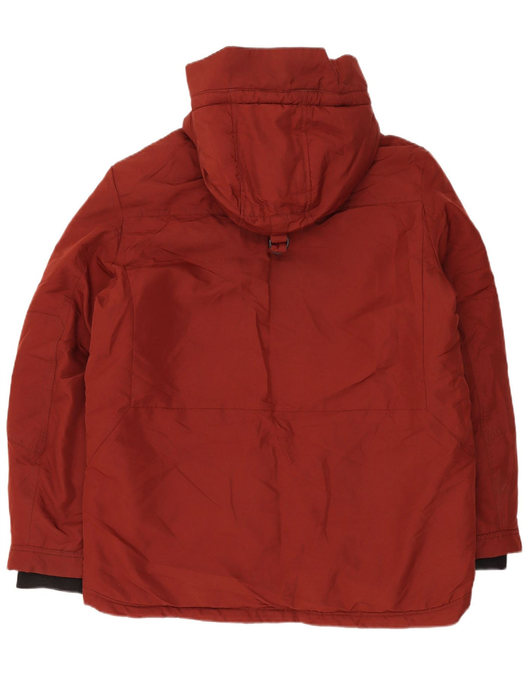 Marks & Spencer Herre Hooded Padded Parka Jacket UK 40 Large Burgundy Winter