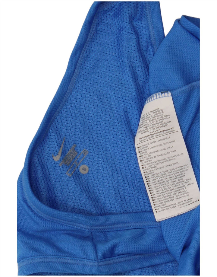 Nike Damevest Top UK 8 Small Blue Polyester