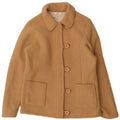 Marks & Spencer Dame Oversized Fleecejakke UK 10 Small Beige Polyester