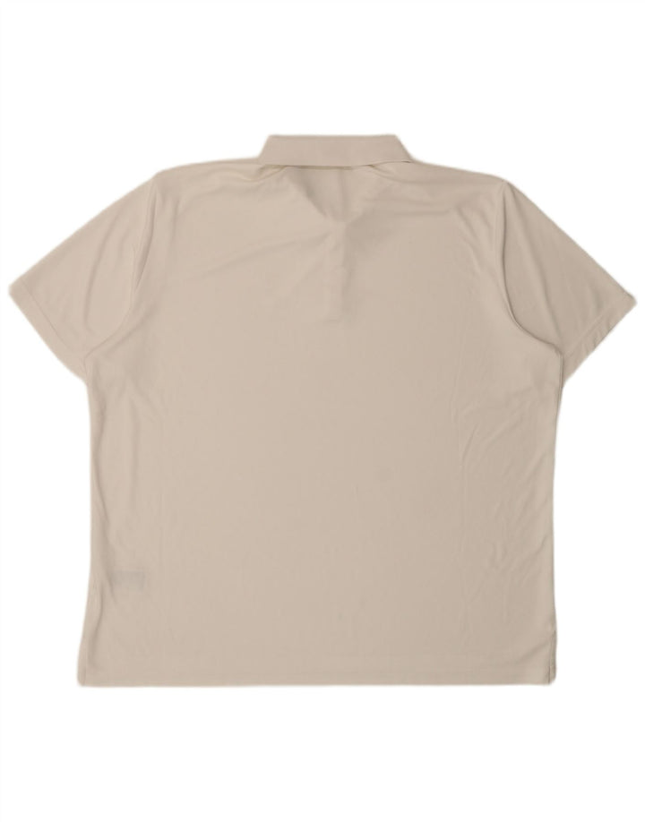Adidas Polo Shirt til mænd 2XL Hvid Polyester