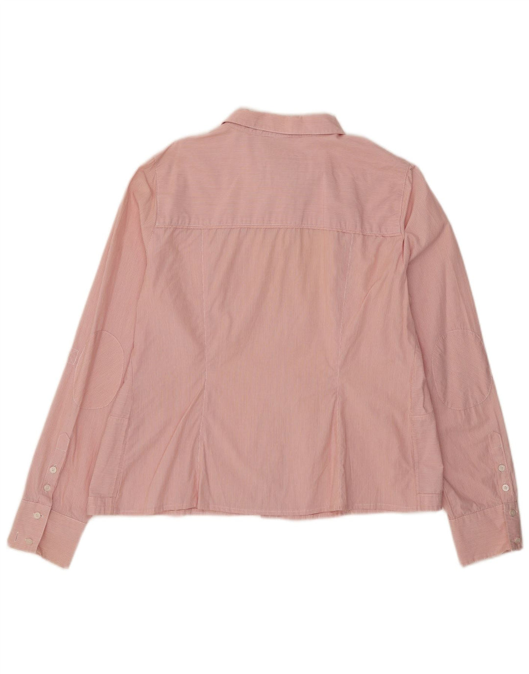 Guess Womens Shirt UK 18 XL Pink Nålestribe