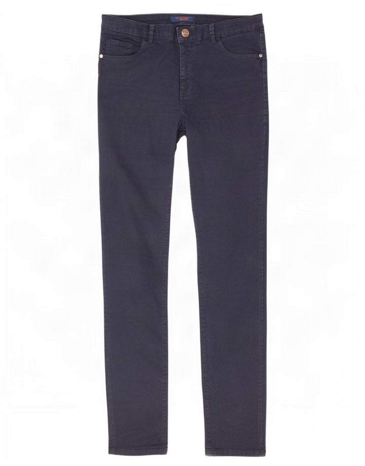 Trussardi Dame Slim Casual Bukser W33 L32 Marineblå