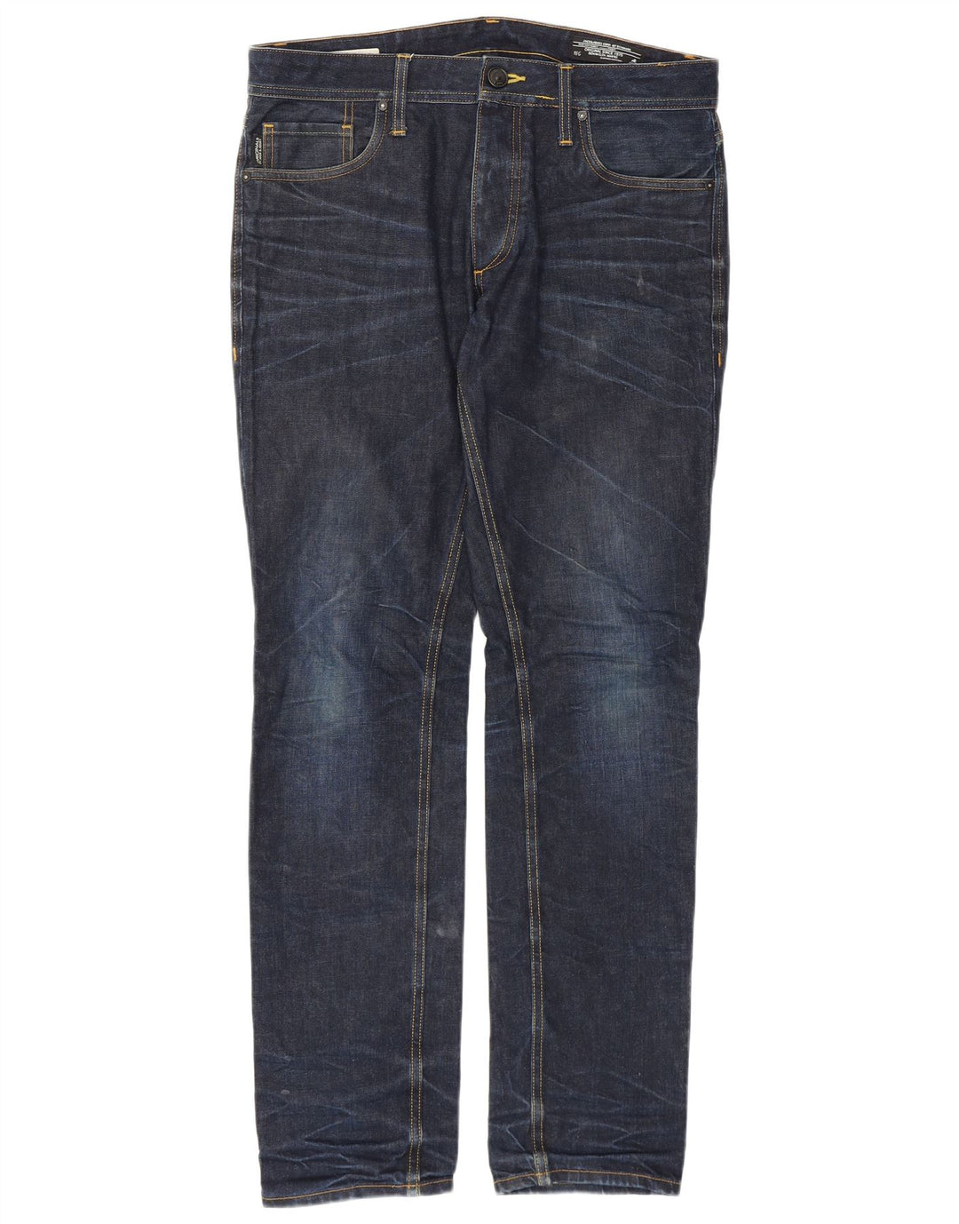 Jack & Jones Herre Tim Slim Jeans W32 L32 Marineblå Bomuld