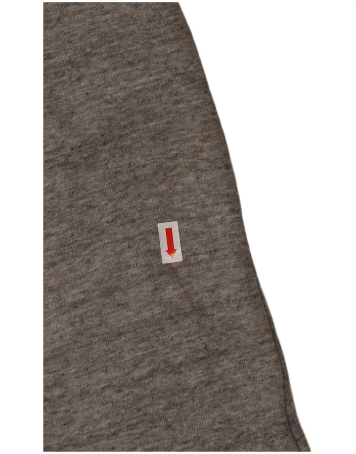 JACK WILLS Dame oversized hættetrøje trøje UK 10 Lille grå bomuld