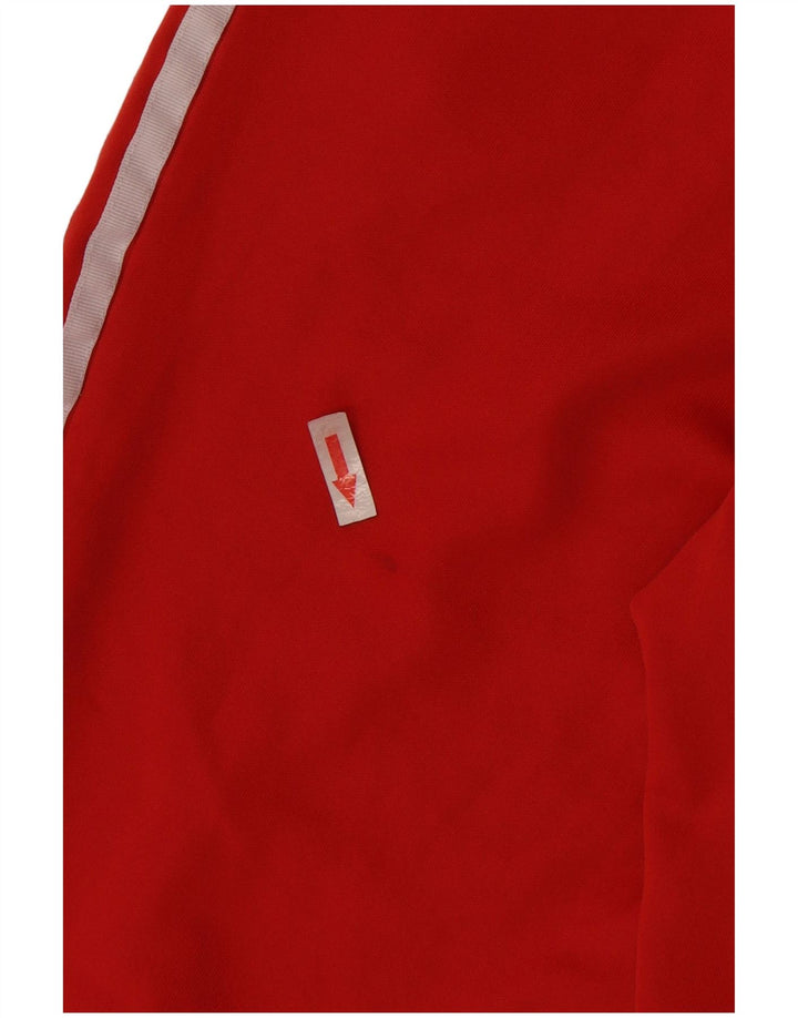 Adidas Dame træningsdragt Bukser UK 8 Small Red Bomuld