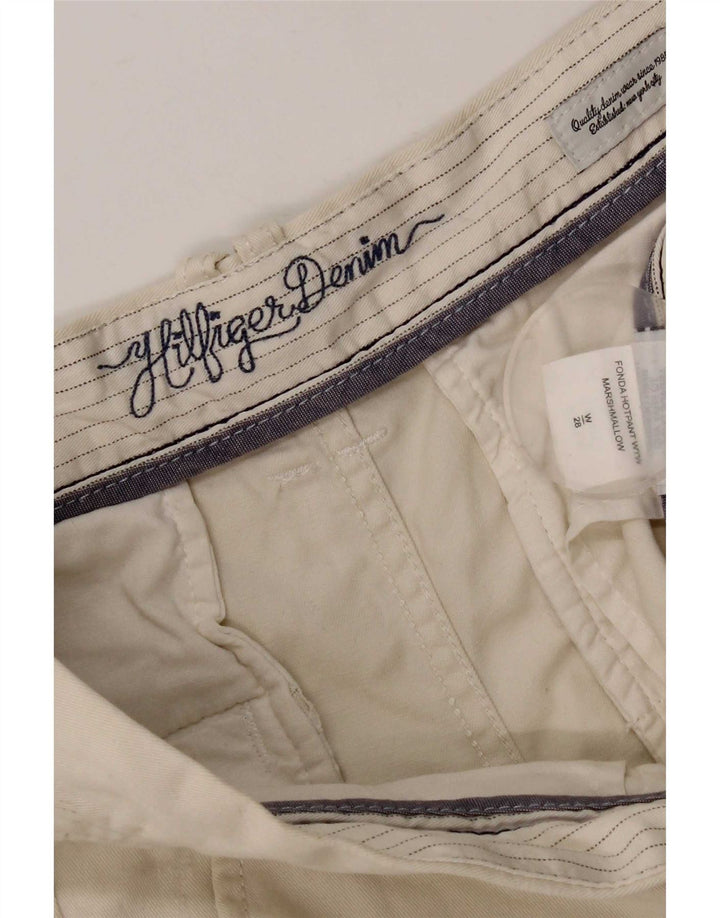 Tommy Hilfiger Chino Shorts til kvinder W28 Medium Beige Bomuld