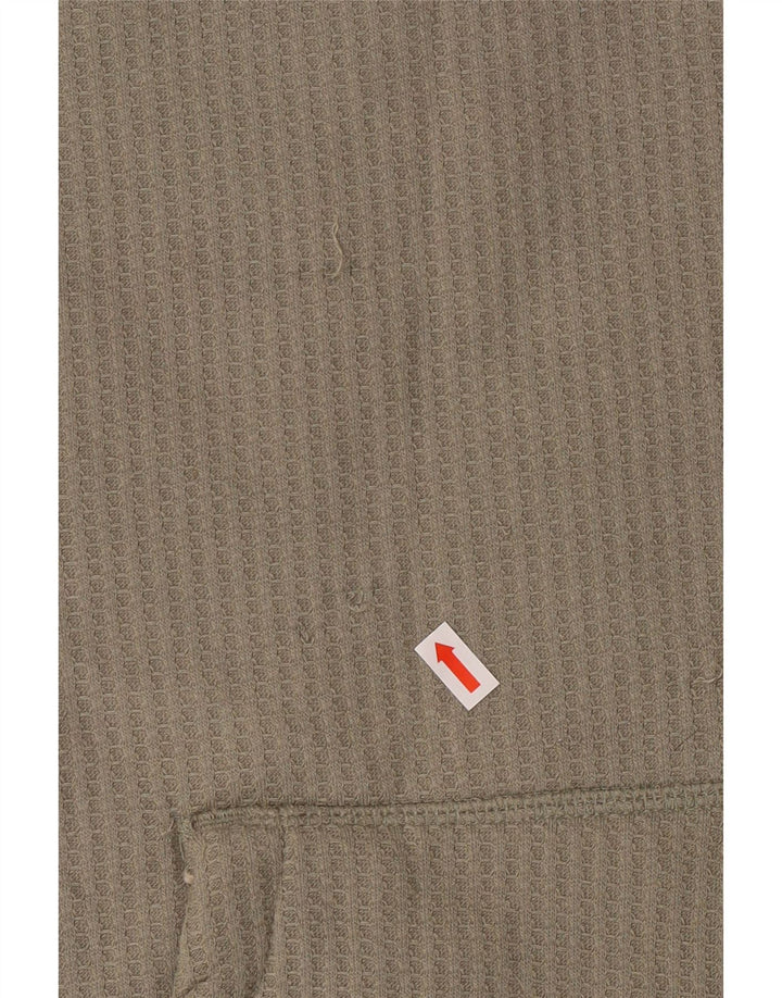 Weird Fish Dame Sherpa Roll Neck Sweatshirt Jumper UK 12 Medium Green