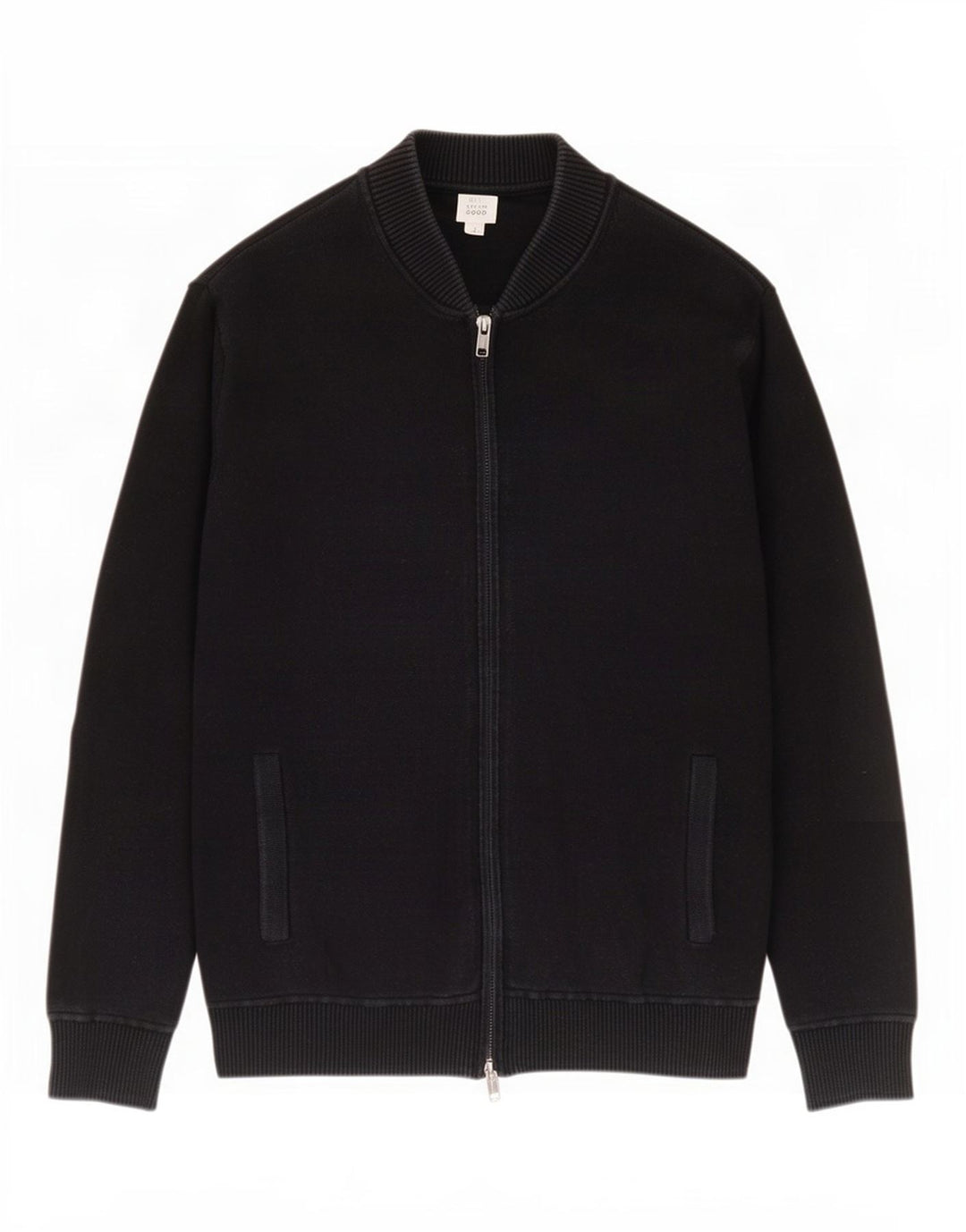 Gap Herre Cardigan Sweater Medium Sort Bomuld