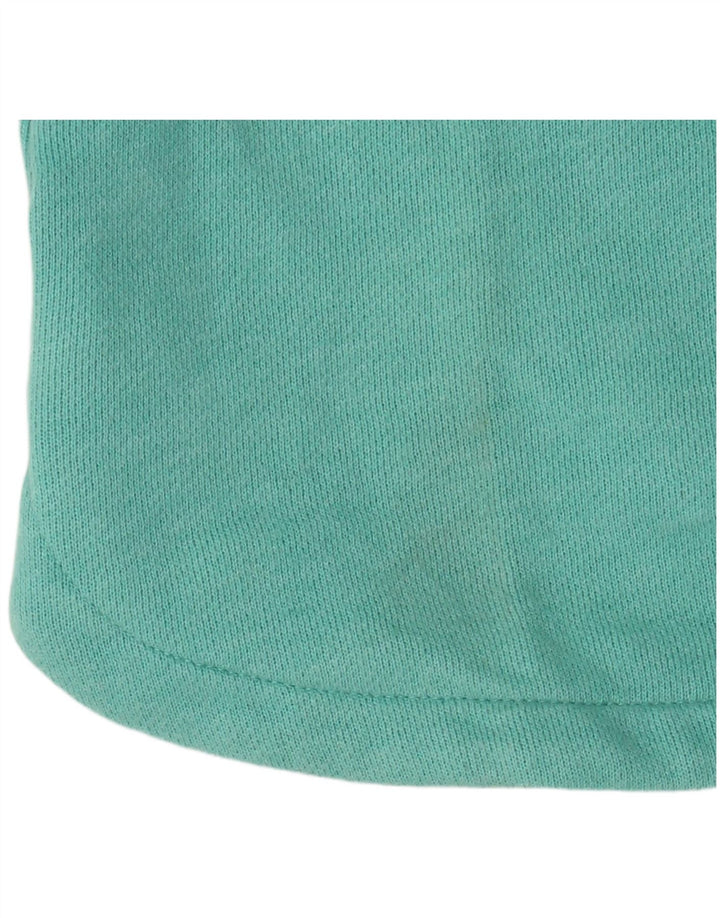 IZOD Oversized Sweatshirt Jumper til kvinder DK 18 XL turkis bomuld