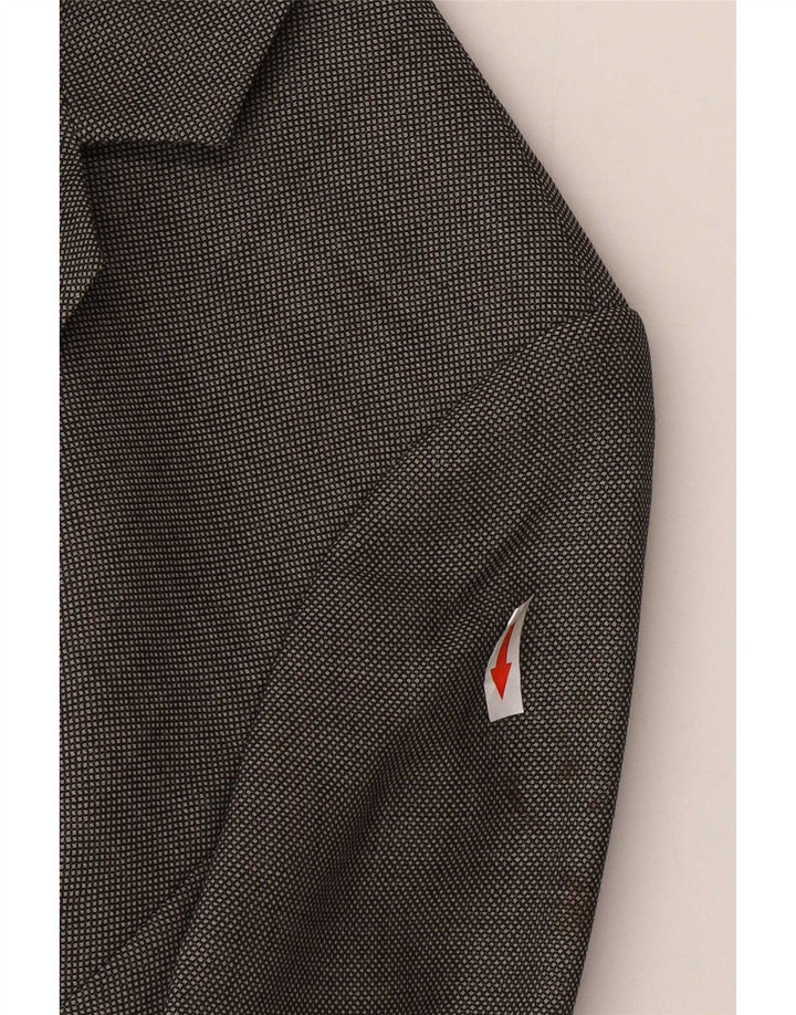 Laura Ashley Dame 1 Knap Blazer Jacket UK 8 Small Grey Uld