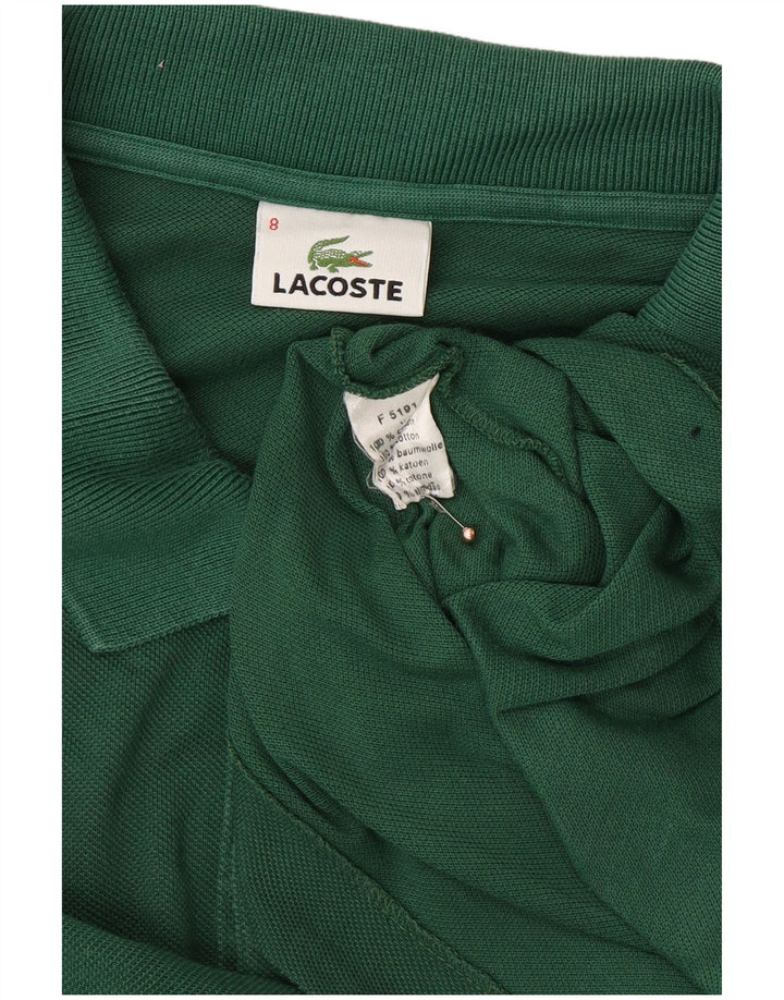 LACOSTE Poloskjorte til mænd str. 8 3XL Grøn bomuld