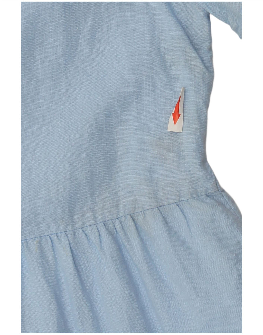 Zara Damekjole UK 14 Medium Blue Linen