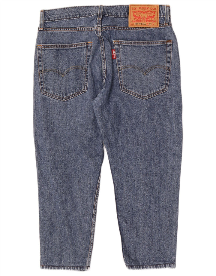 Levi's Herre 502 tilspidsede jeans W32 L22 blå bomuld