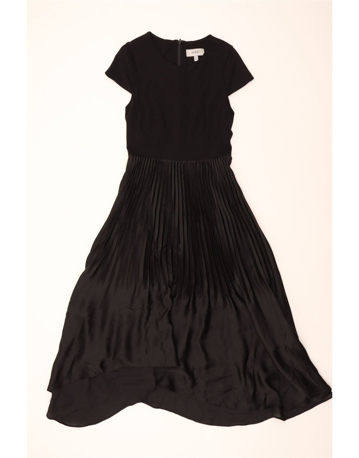 COAST Womens Maxi Dress UK 10 Small Black Viscose Vintage Coast and Second-Hand Coast from Messina Hembry 