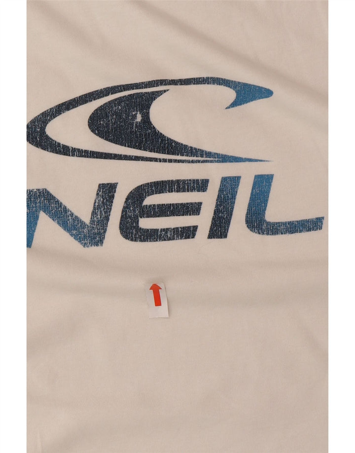 O'Neill Herre Regular Fit Grafisk T-Shirt Top XL Hvid Bomuld