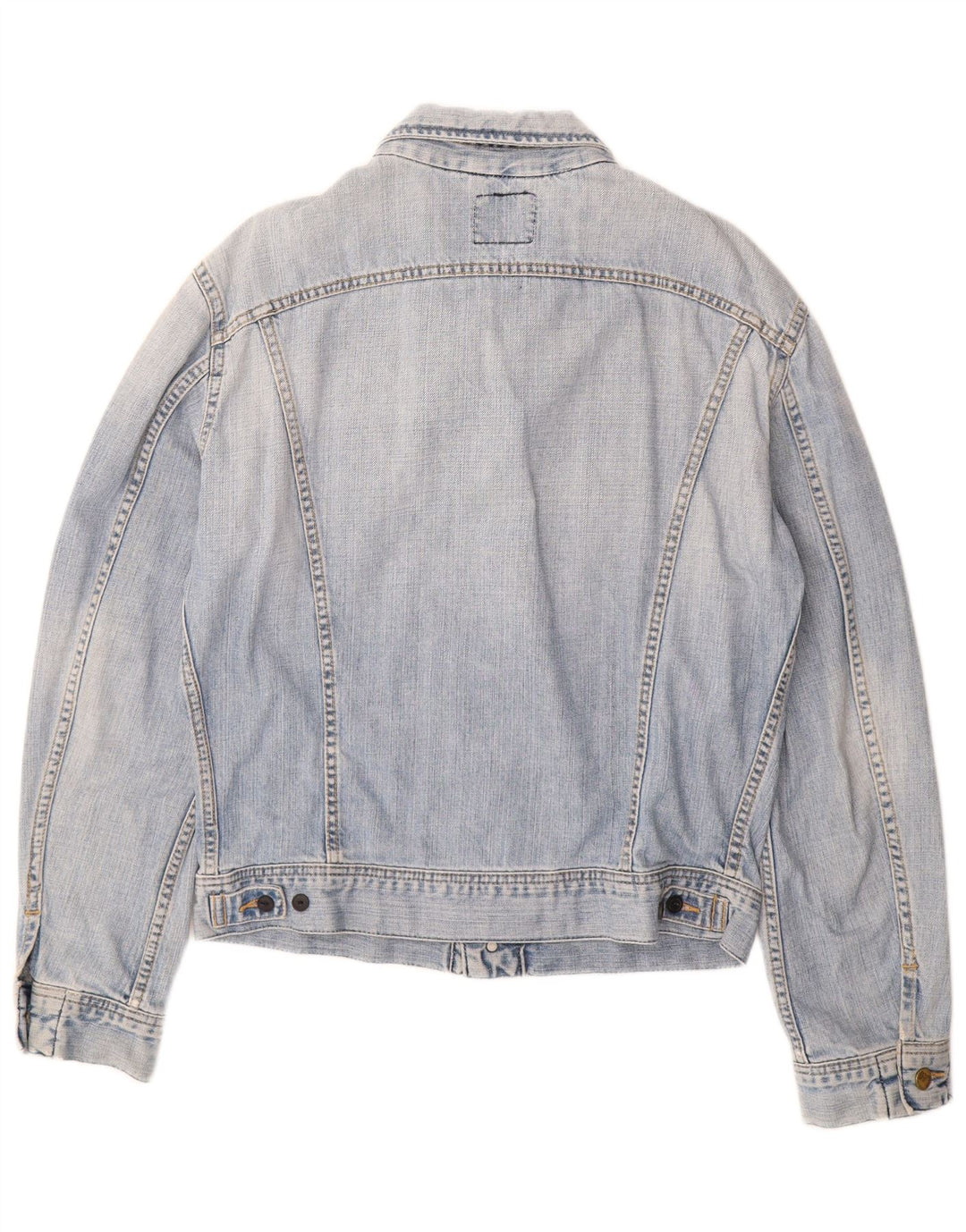 LEE Dame denimjakke UK 16 Stor Blå Bomuld