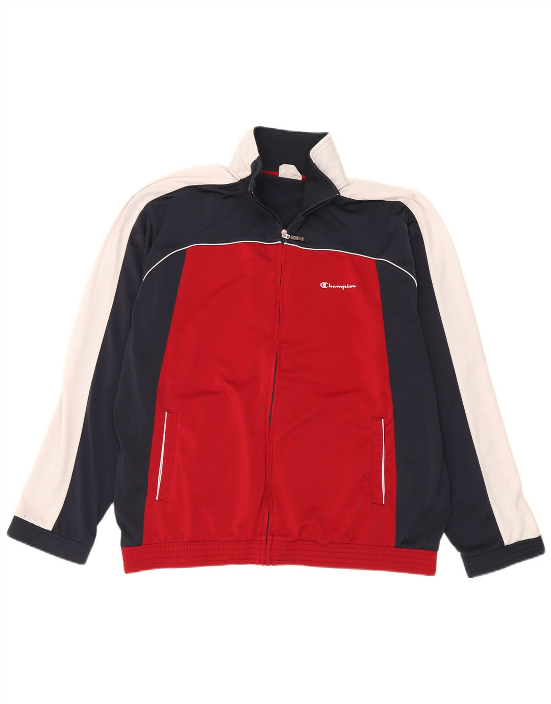Champion Træningsdragt til mænd Topjakke XL Rød Colourblock Polyester Sports