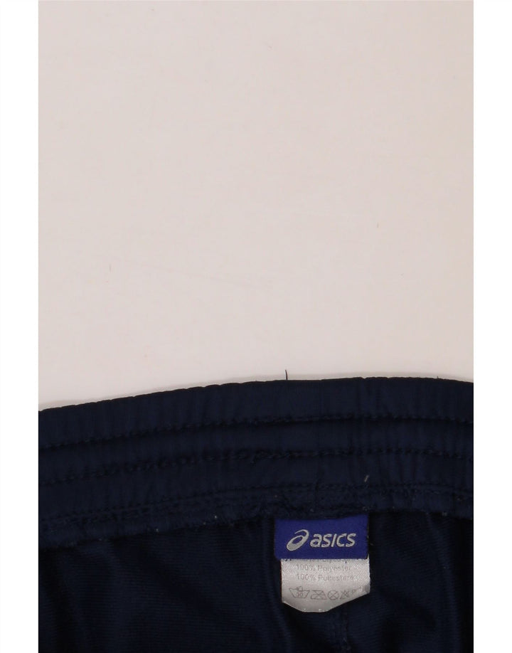 ASICS Mens Tracksuit Trousers Medium Navy Blue Polyester Vintage Asics and Second-Hand Asics from Messina Hembry 