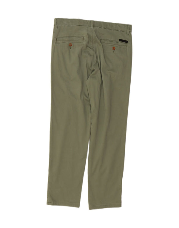 Jack & Jones Straight Chino-bukser til mænd W30 L30 Grøn bomuld