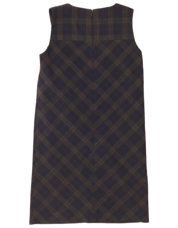 Næste Dame ærmeløs Regular Shift Dress UK 10 Small Green Plaid