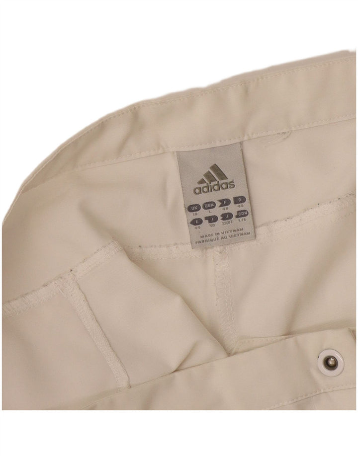 Adidas Bermuda Shorts til kvinder UK 18 XL W36 Hvid