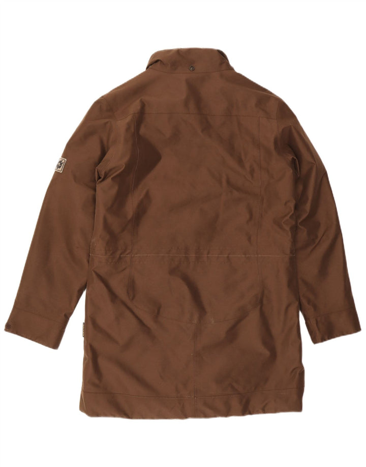Jack Wolfskin Dame Sherpa Windbreaker Coat UK 12/14 Medium Brown
