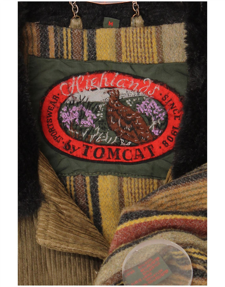 Tomcat Herre Corduroy Jacket UK 38 Medium Khaki Colourblock Bomuld