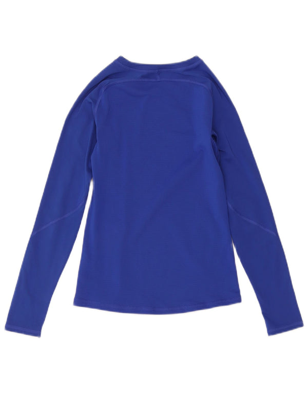 Adidas Boys Climacool Top Langærmet 11-12 År Blå Polyester