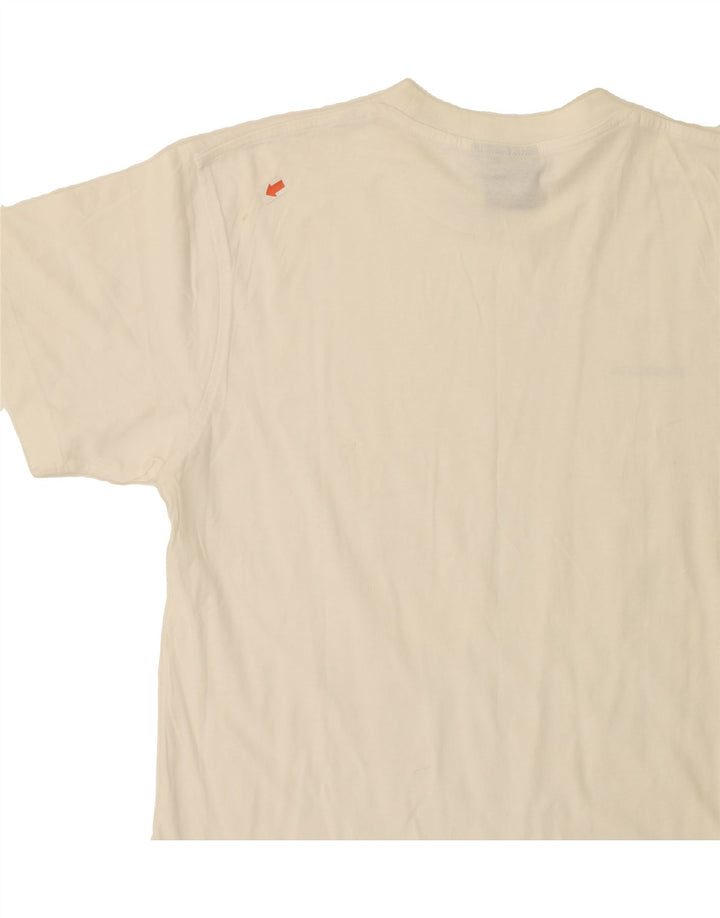 DIADORA Mens T-Shirt Top Medium White Cotton Vintage Diadora and Second-Hand Diadora from Messina Hembry 