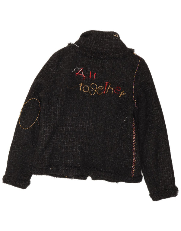 Desigual Womens Utility Jacket EU 44 XL Sort