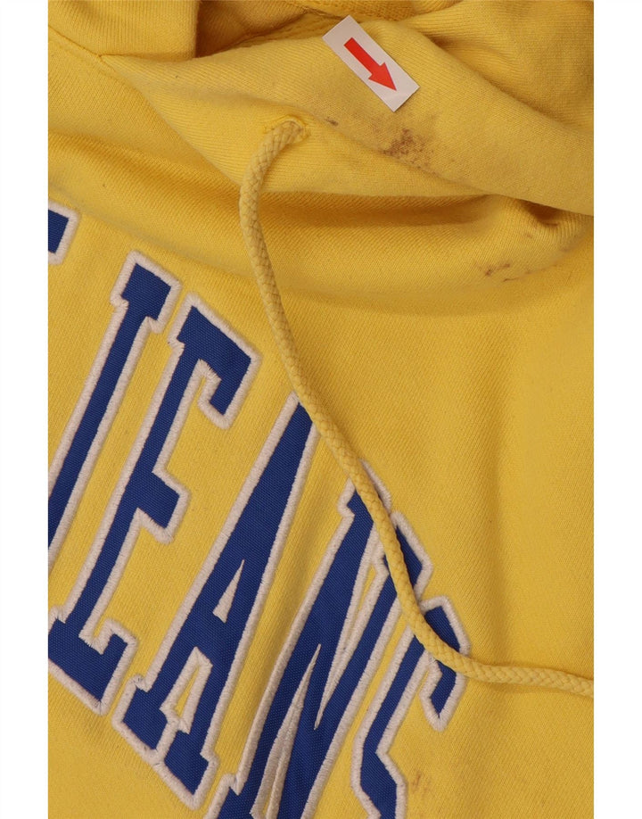 TOMMY HILFIGER Grafisk hættetrøje til mænd Stor gul bomuld