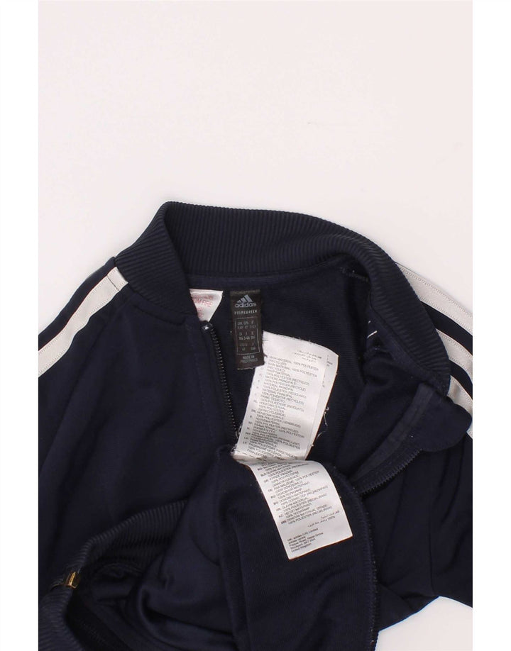 Adidas Drenge Træningsdragt Topjakke 3-4 År Marineblå Polyester