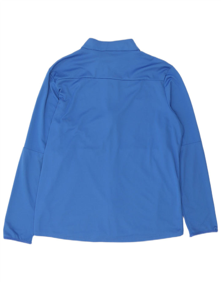 Nike herre Dri Fit træningsdragt topjakke XL blå polyester