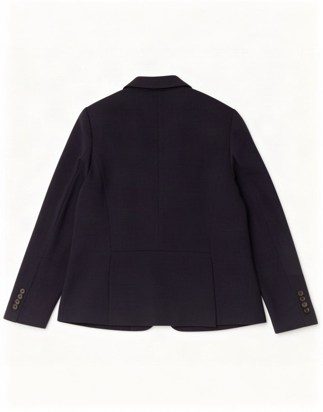 Marks & Spencer Dame 2-knaps blazerjakke UK 14 Large Navy Blue Cotton