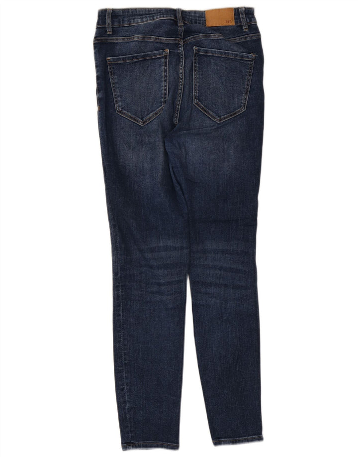 Zara Dame Skinny Jeans EU 40 Medium W30 L27 Blå