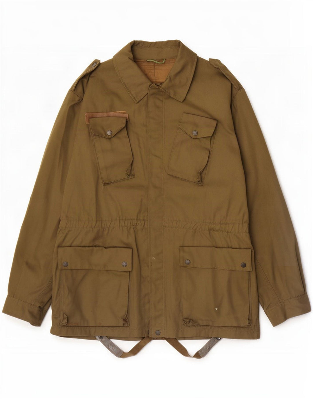 Vintage Mens Military Jacket IT 50 Large Khaki