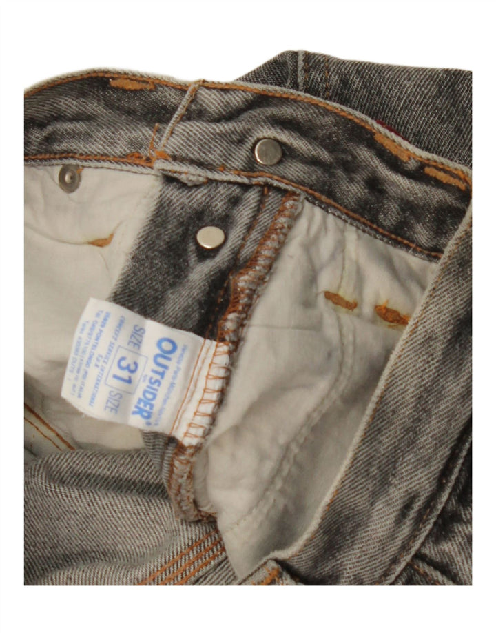 OUTSIDER Herre Tapered Jeans W31 L27 Grå Bomuld