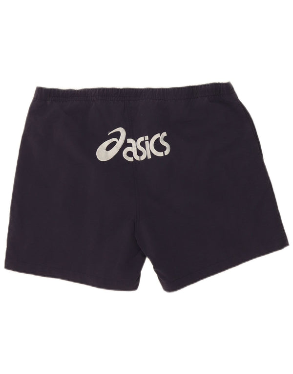 Asics Herre grafiske sportsshorts 2XL marineblå