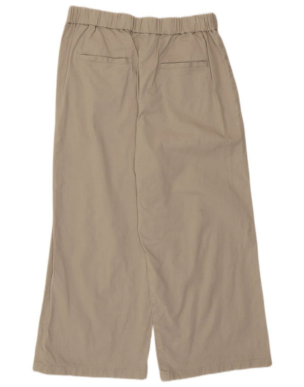 French Connection Dame Pegged Capri Bukser UK 10 Small W30 L24 Beige