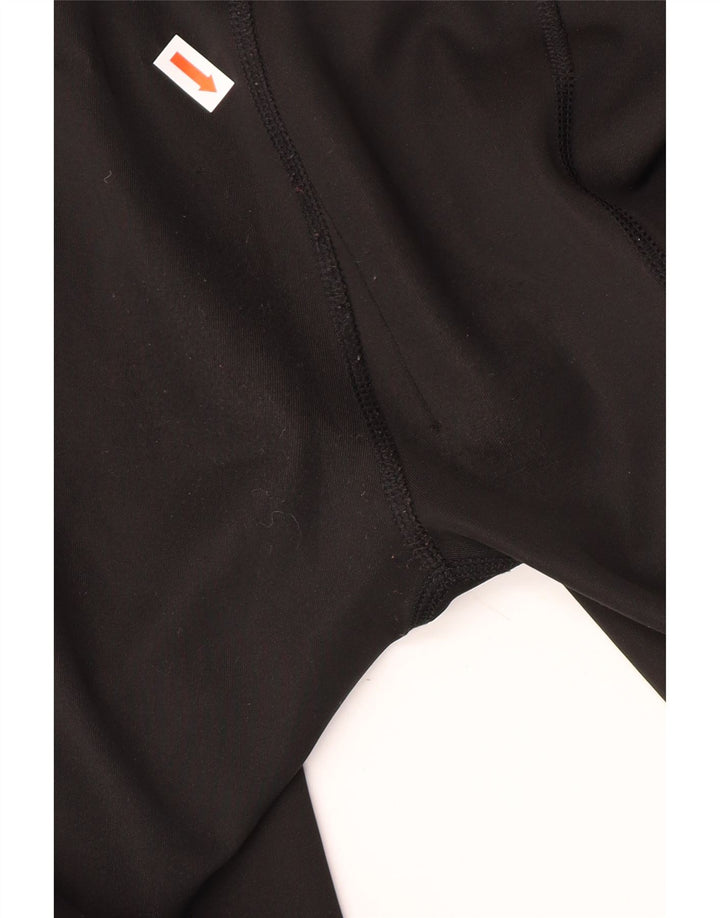 ADIDAS Womens Climalite Leggings UK 0/2 2XS Sort Colourblock Polyester