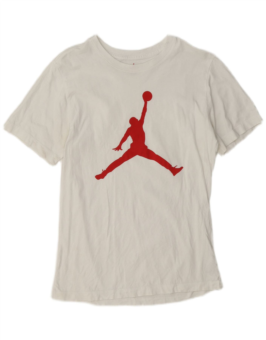 Jordan Herre grafisk T-shirt top lille hvid bomuld