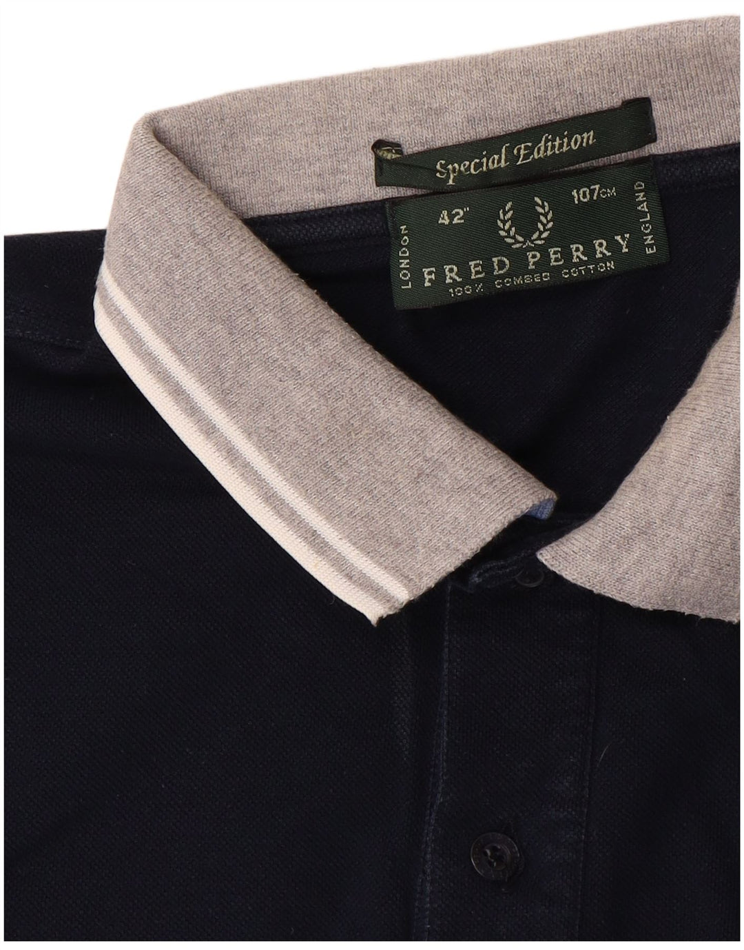 Fred Perry Herre poloshirt Medium Marineblå Colourblock Bomuld