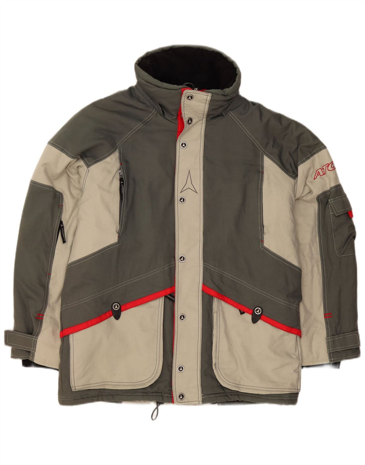 Atomic Herre Graphic Ski 2-delt sæt UK 38 Medium Grey Colourblock