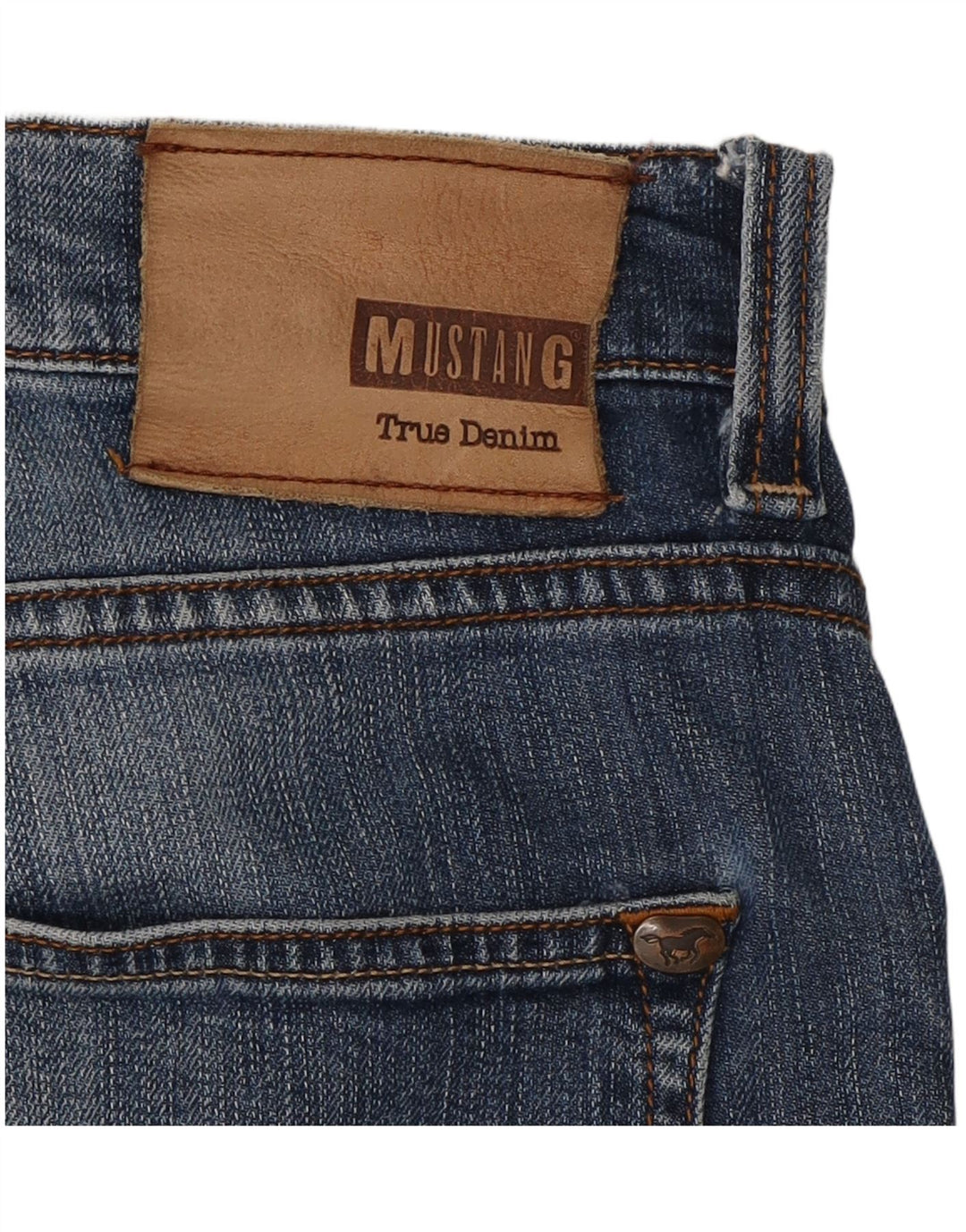 MUSTANG Mens Slim Fit Tapered Jeans W32 L31  Blue
