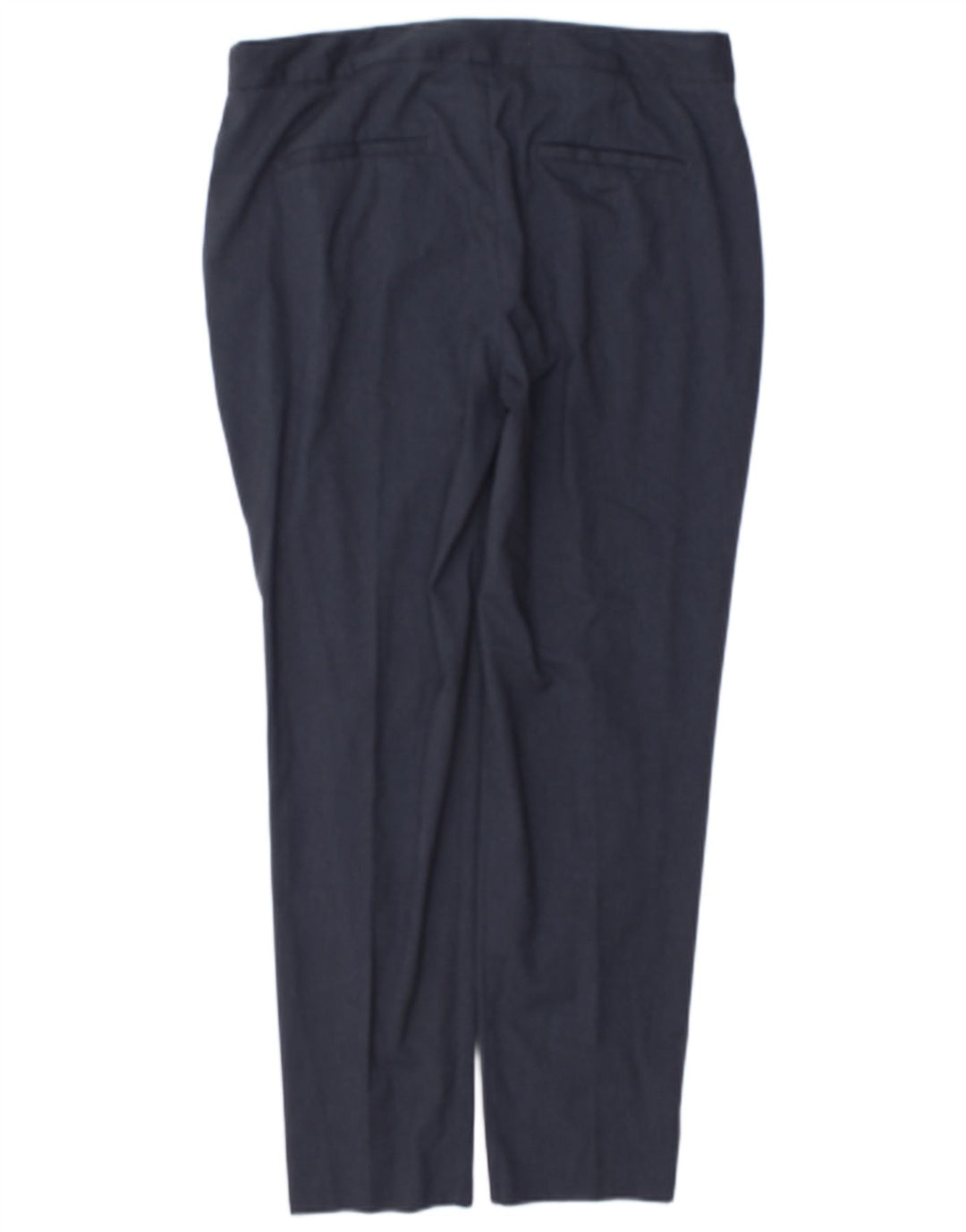 Zara Dame Slim Suit Bukser EU 38 Small W28 L28 Navy Blue Polyester