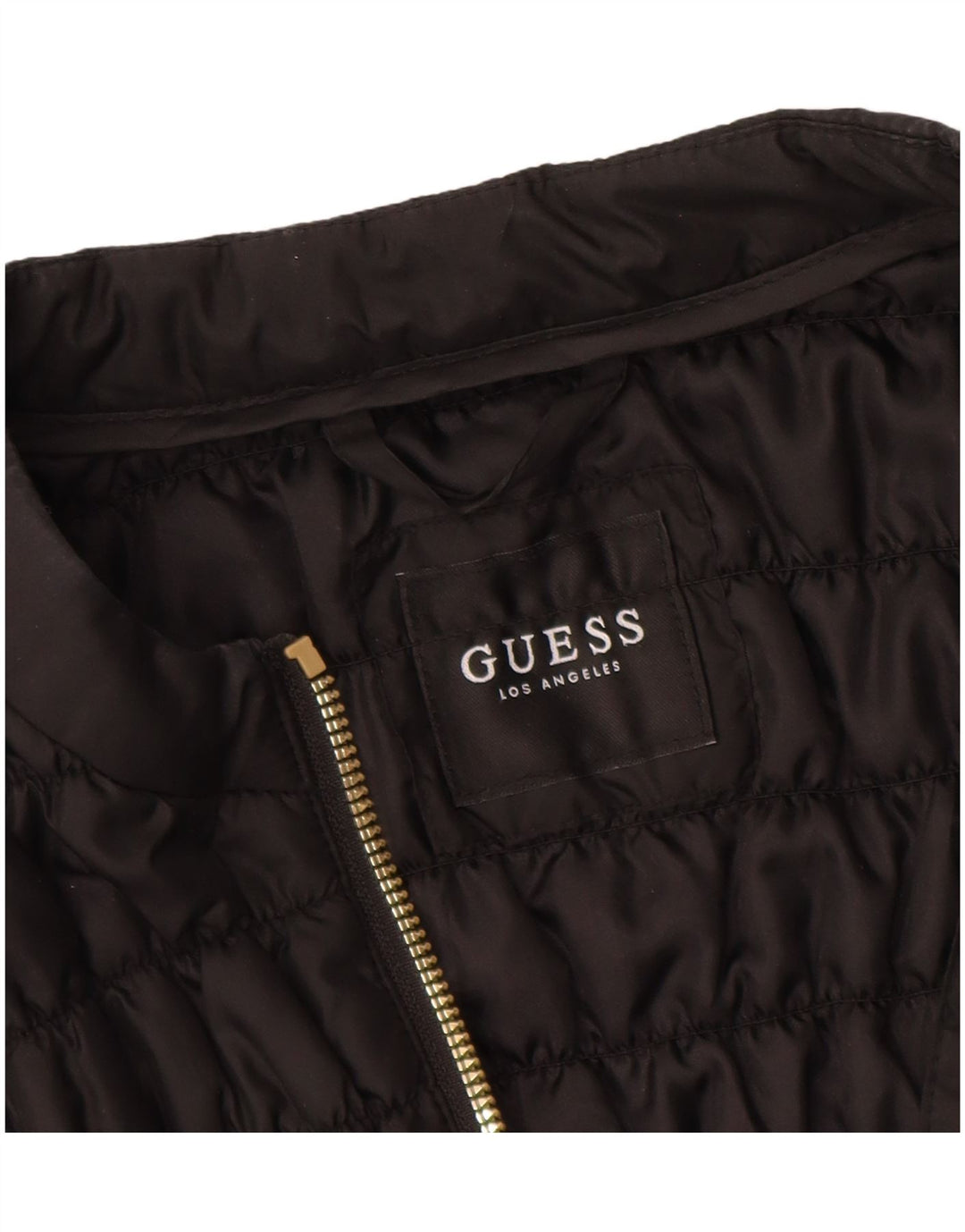 GUESS Polstret jakke til kvinder UK 12 Medium Sort