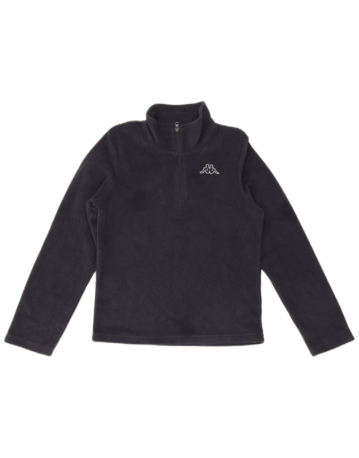 Kappa Dame Fleece Jumper med lynlås DK 12 Medium Navy Blue Polyester